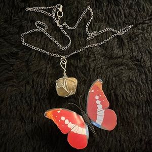 One of a Kind Handmade Unique Rare Boho Wire Wrapped Necklace